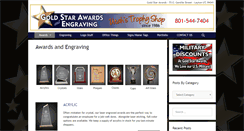 Desktop Screenshot of goldstarawards.net